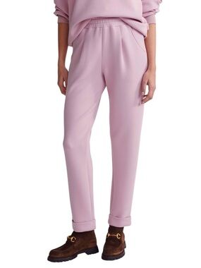 Varley The Rolled Cuff Pant 25" Pink DoubleSoft Athleisure Tapered Joggers Sz L
